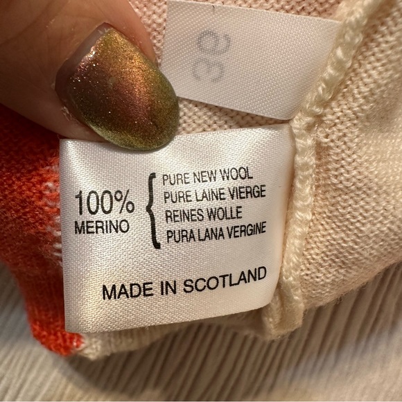 Scott & Charters of Hawick Merino Sweater Carnoustie Golf Links Pullover - Picture 6 of 15